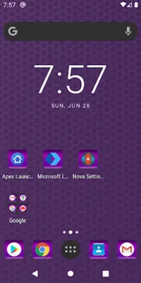 LC Dark Purple Theme android App screenshot 2